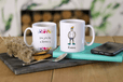 Mugs with artwork printed on